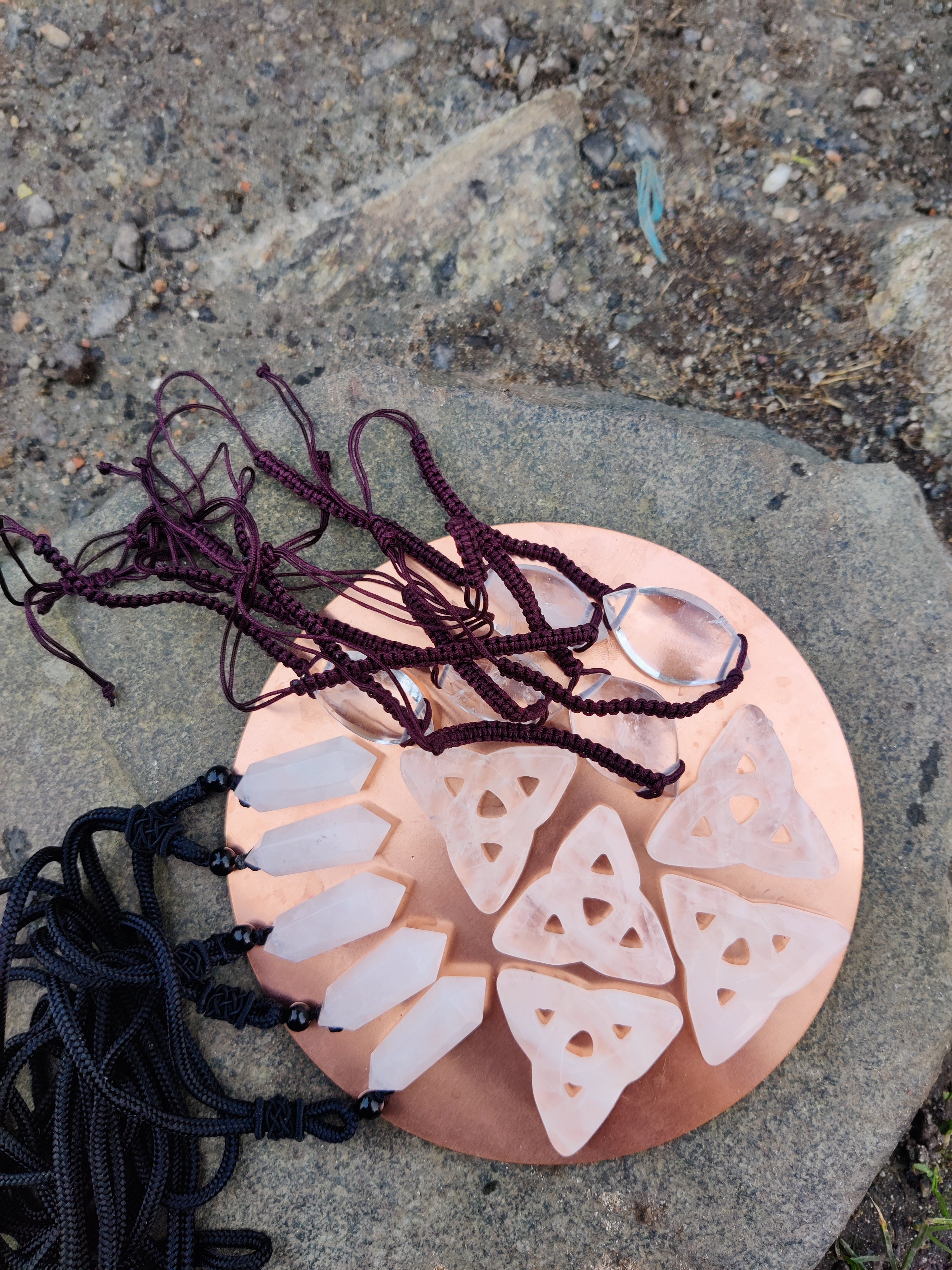 Clear Quartz bracelets CHARGED in Stone Circle at Sunrise on Spring Equinox 2026