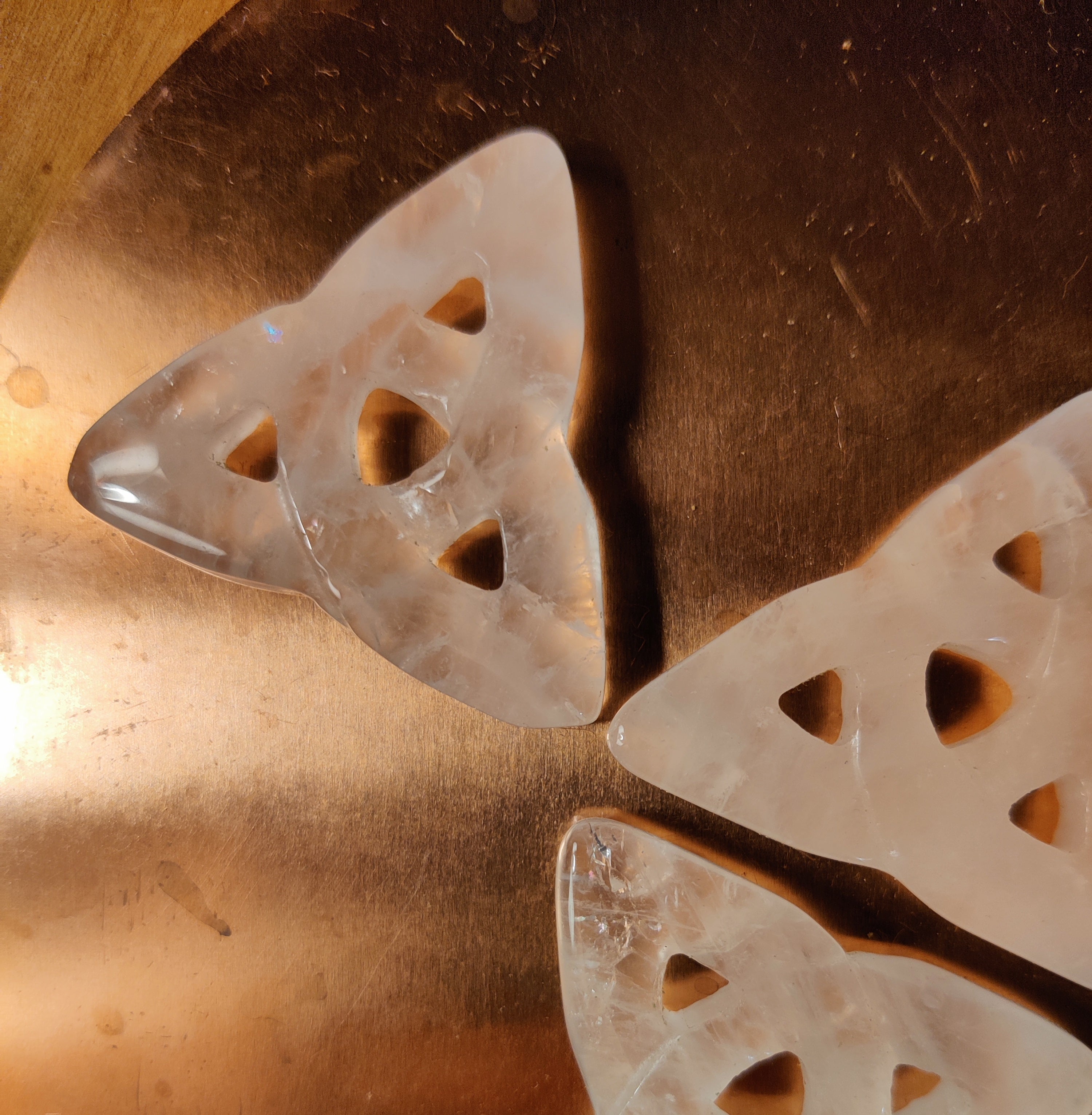 Clear Quartz Celtic Knots CHARGED in Stone Circle at Sunrise Spring Equinox 2026