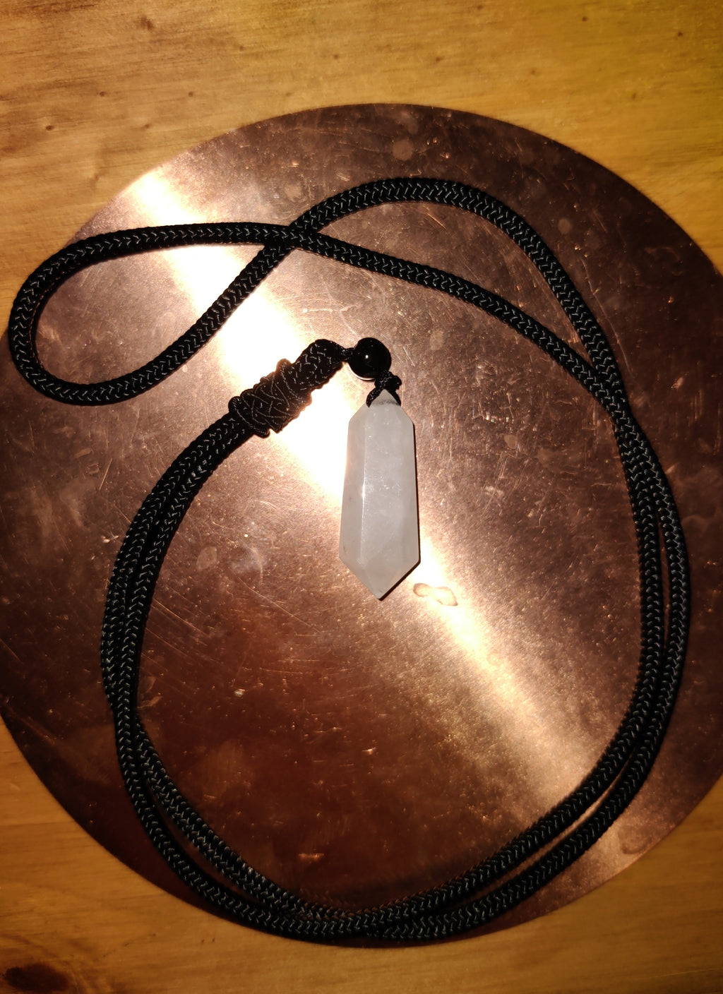 CHARGED in Stone Circle, Spring Equinox, Quartz pendants