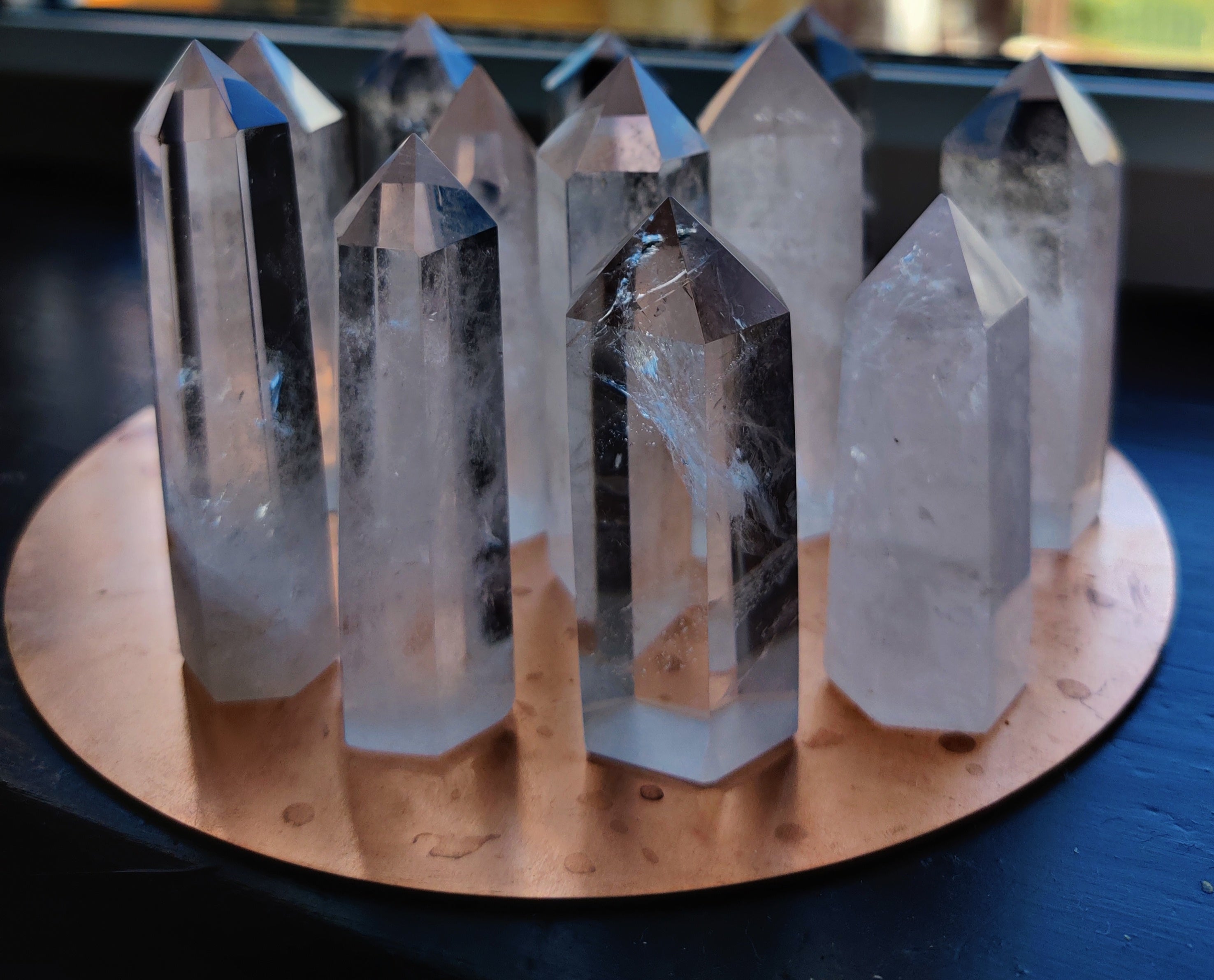CHARGED in Stone Circle, Spring Equinox, Quartz towers -outer circle