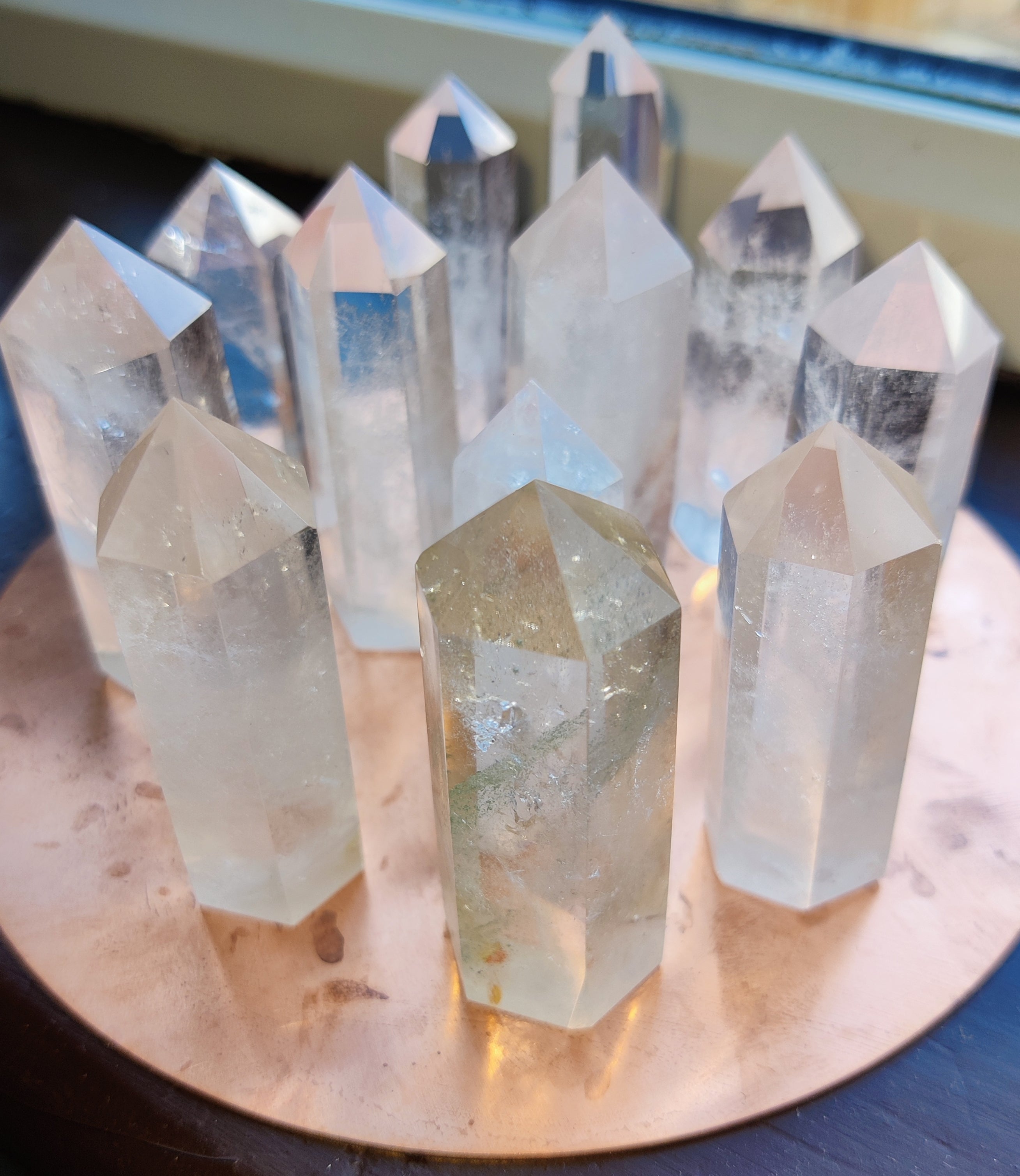 CHARGED in Stone Circle, Spring Equinox, Quartz towers -outer circle