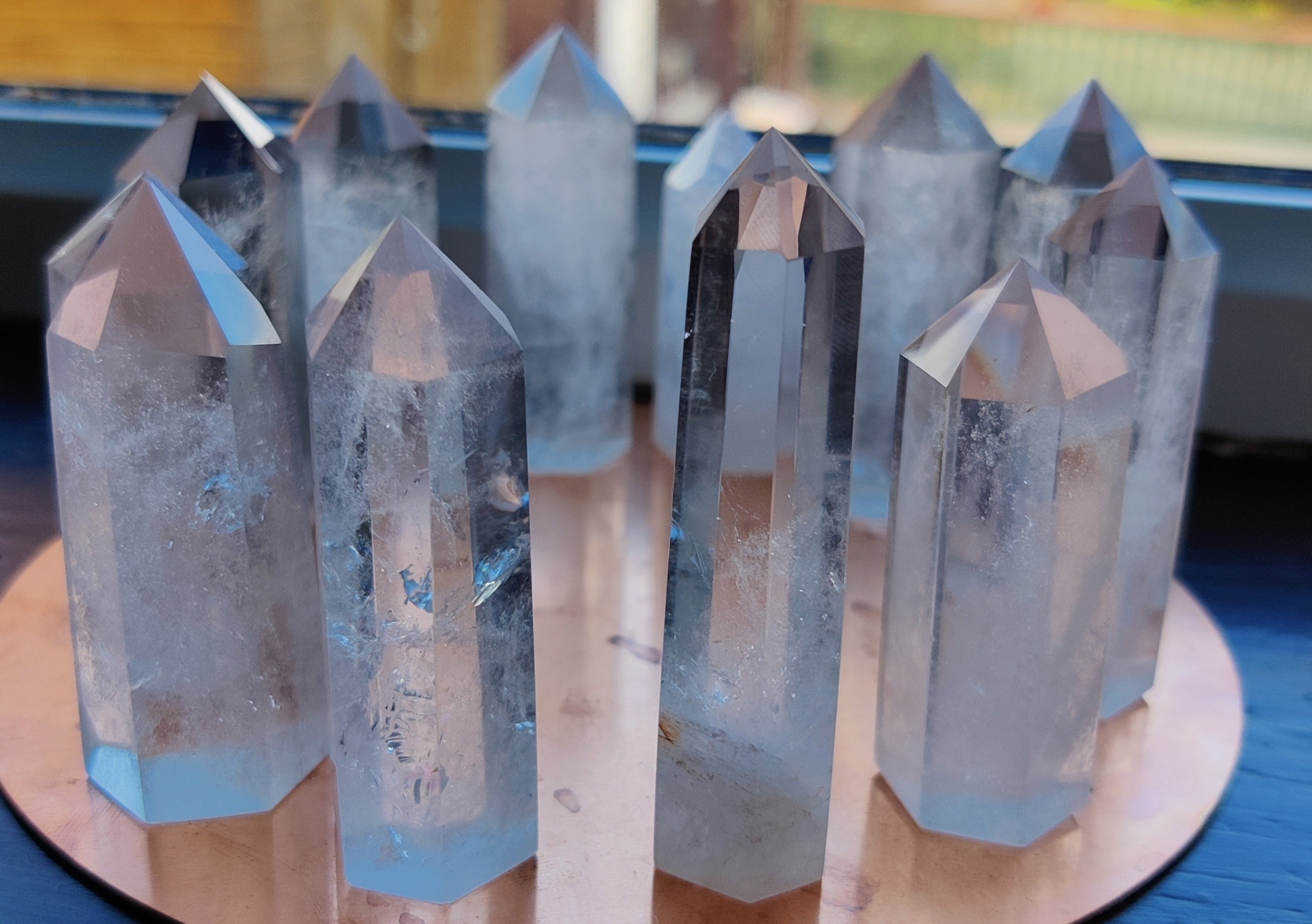 CHARGED in Stone Circle, Spring Equinox, Quartz towers -outer circle