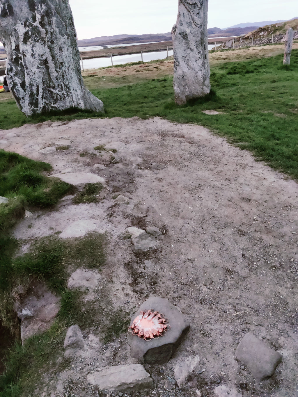 CHARGED in stone circle at Beltane sunrise, Clear Quartz pendants