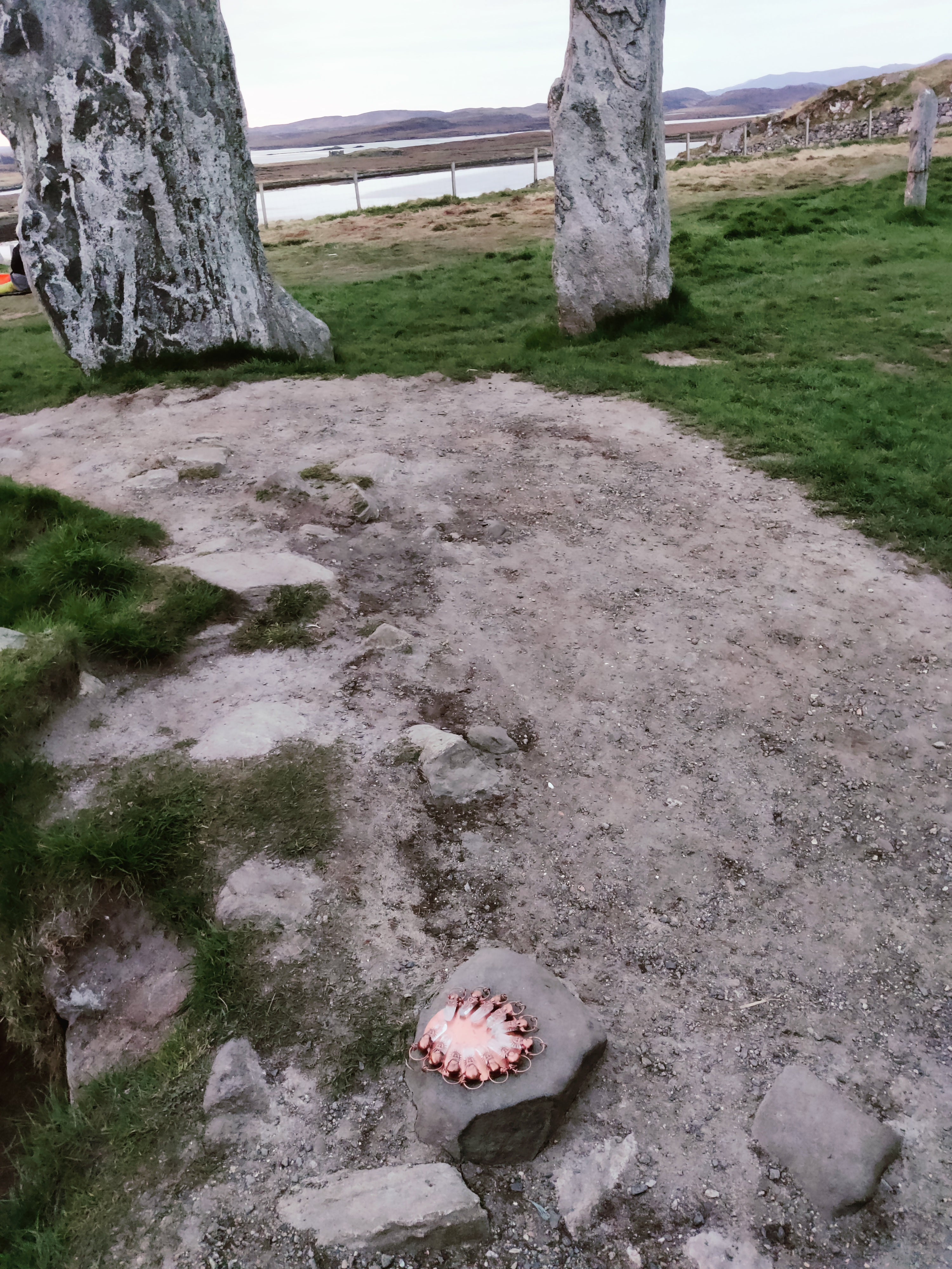 CHARGED in stone circle at Beltane sunrise, Clear Quartz pendants